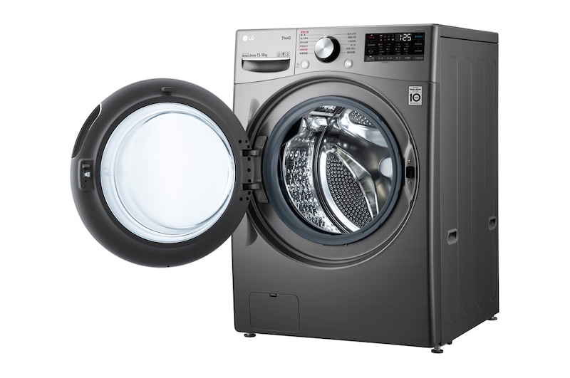 LG 蒸氣滾筒洗衣機 (蒸洗脫烘)｜洗衣15公斤+烘衣8公斤 (星辰銀), WD-S15TCD