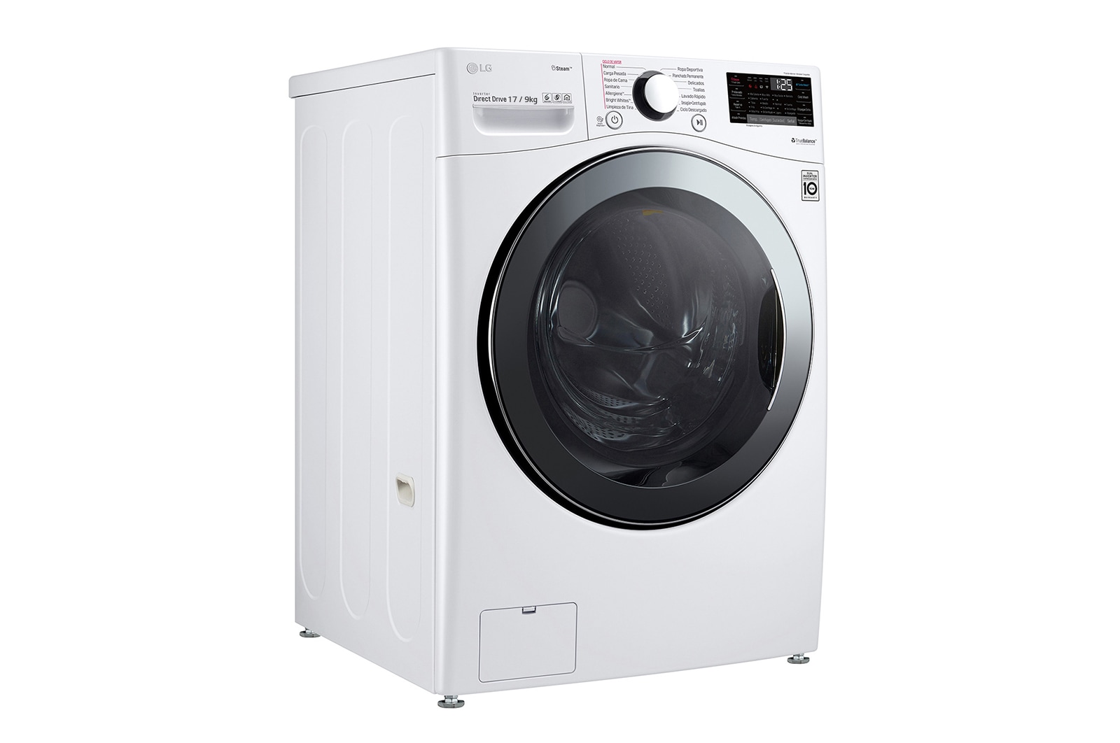 LG 蒸氣滾筒洗衣機 (蒸洗脫烘)｜洗衣17公斤+烘衣9公斤, WD-S17VBD