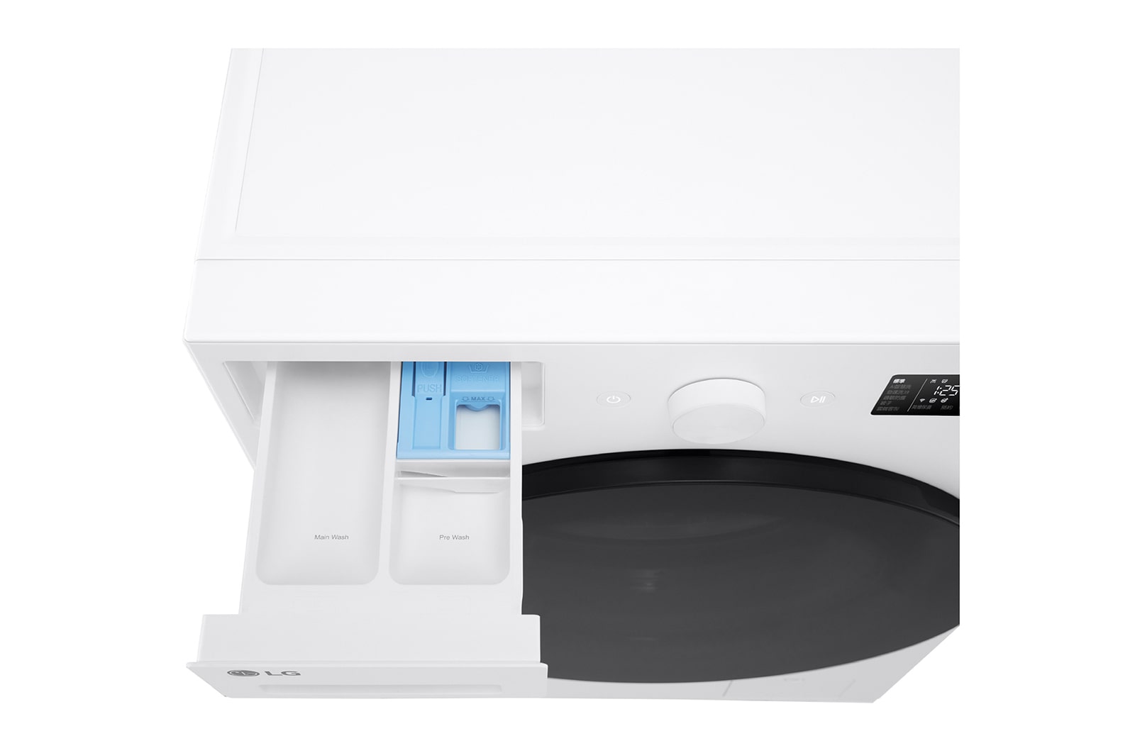 LG 18公斤滾筒洗衣機｜雪霧白｜AI DD™ 蒸洗脫, WD-S18NW