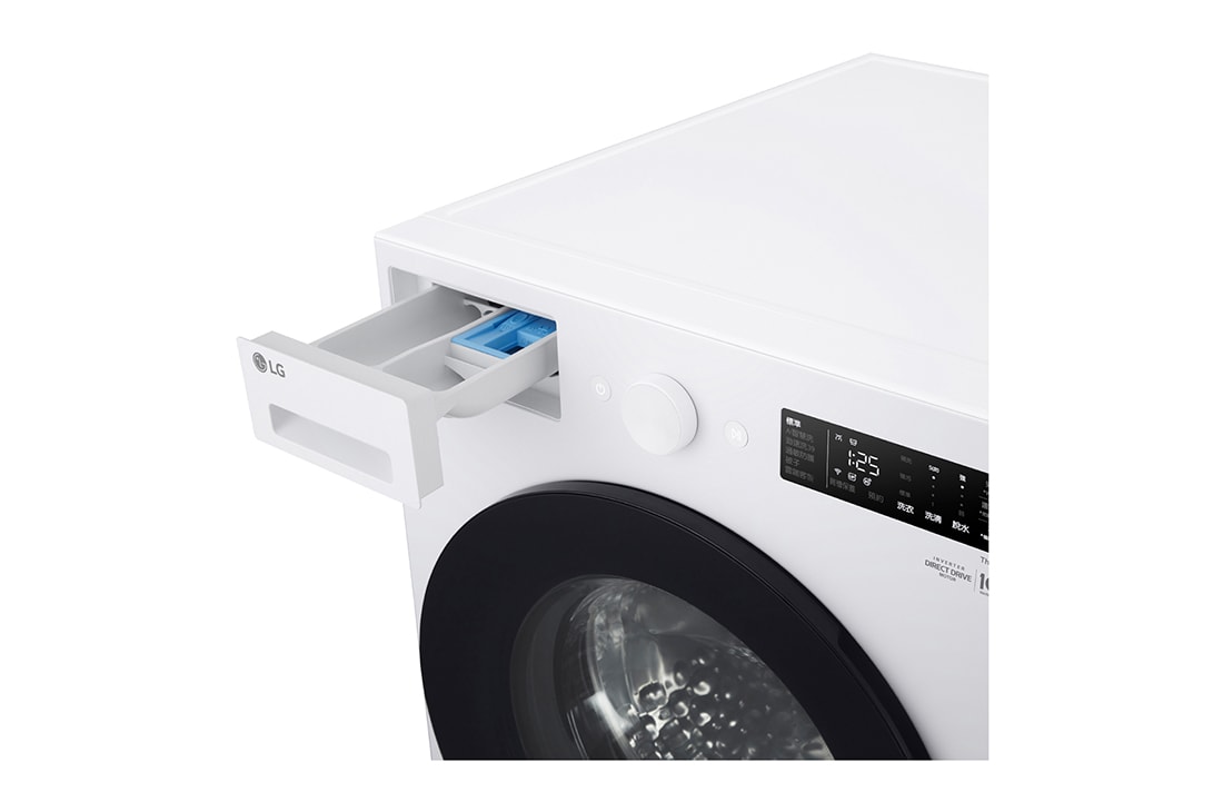 LG 18公斤滾筒洗衣機｜雲霧白｜AI DD™ 蒸洗脫, WD-S18NW