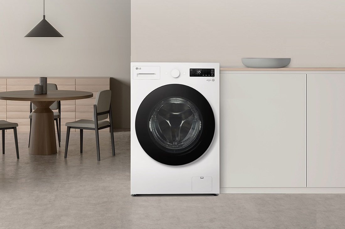 LG 18公斤滾筒洗衣機｜雲霧白｜AI DD™ 蒸洗脫, WD-S18NW