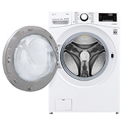 LG 蒸氣滾筒洗衣機 (蒸洗脫烘)｜洗衣18公斤+烘衣10公斤 (冰磁白), WD-S18VBD
