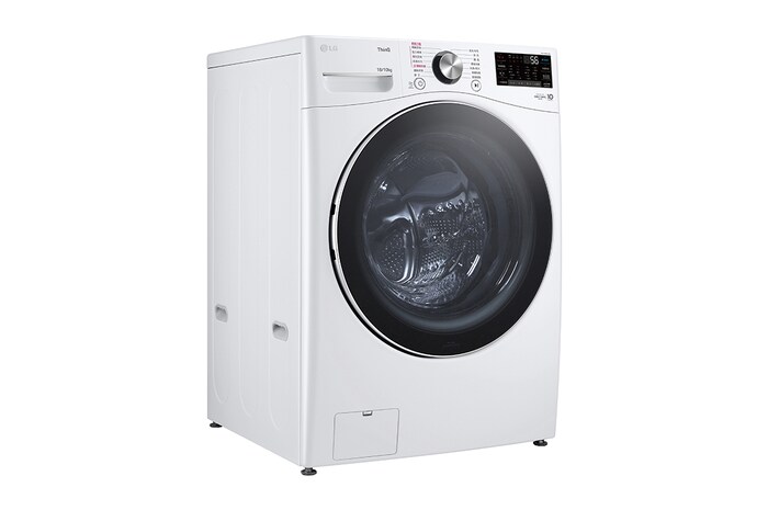LG 18公斤滾筒洗衣機|冰瓷白|蒸洗脫烘 (洗18+烘10公斤), WD-S18VDW