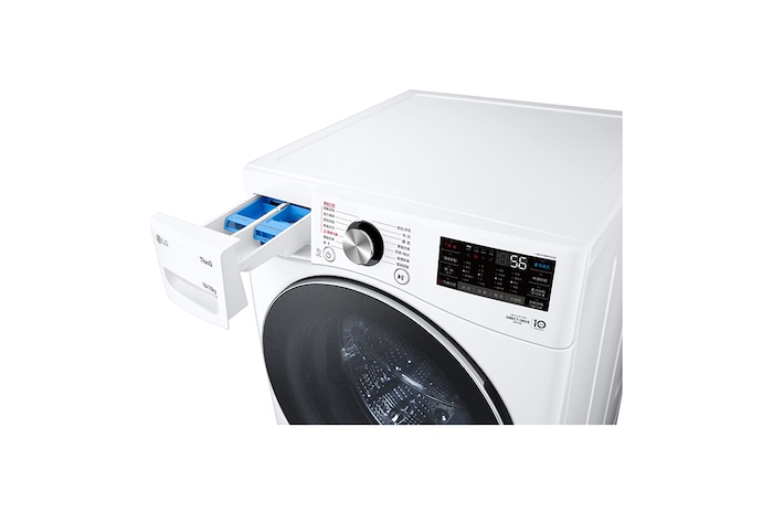 LG 18公斤滾筒洗衣機|冰瓷白|蒸洗脫烘 (洗18+烘10公斤), WD-S18VDW