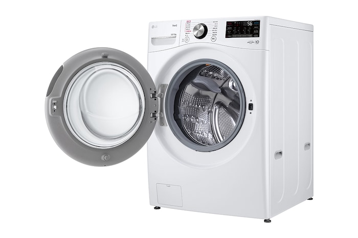 LG 18公斤滾筒洗衣機|冰瓷白|蒸洗脫烘 (洗18+烘10公斤), WD-S18VDW