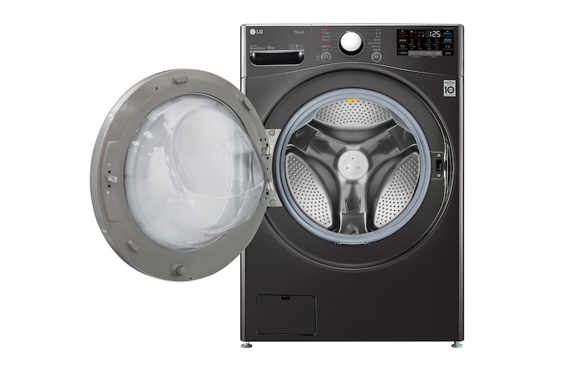 LG 18公斤滾筒洗衣機|尊爵黑|蒸洗脫, WD-S18VZB