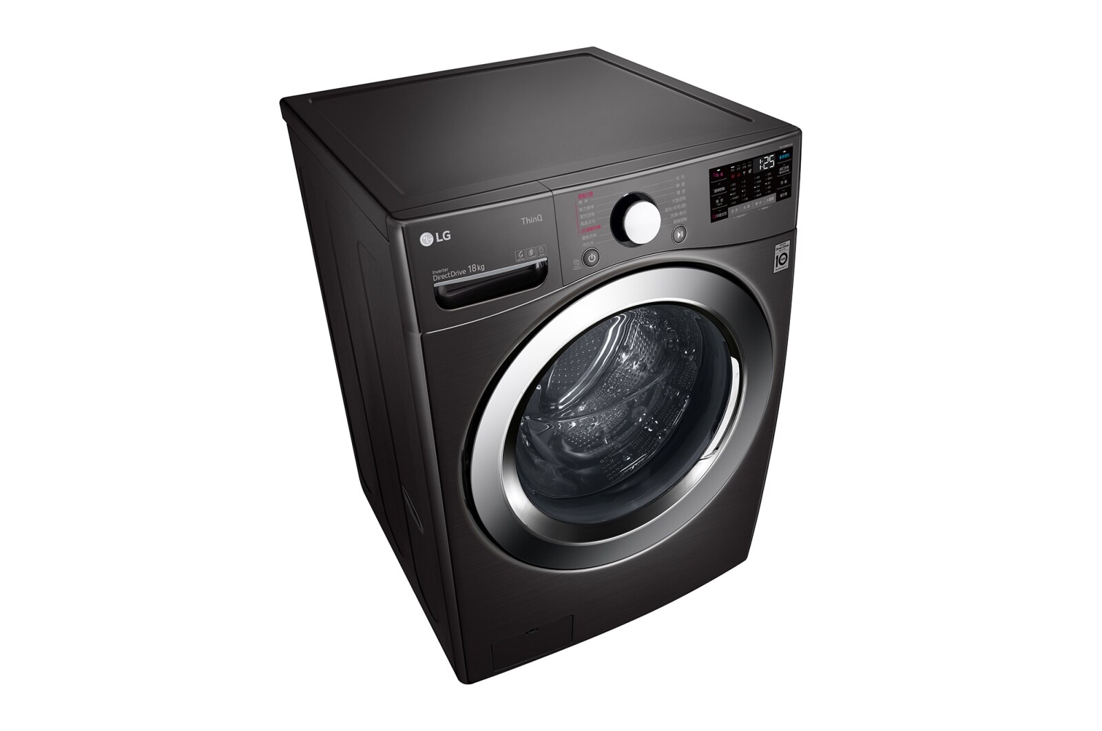 LG 18公斤滾筒洗衣機｜尊爵黑｜蒸洗脫, WD-S18VZB