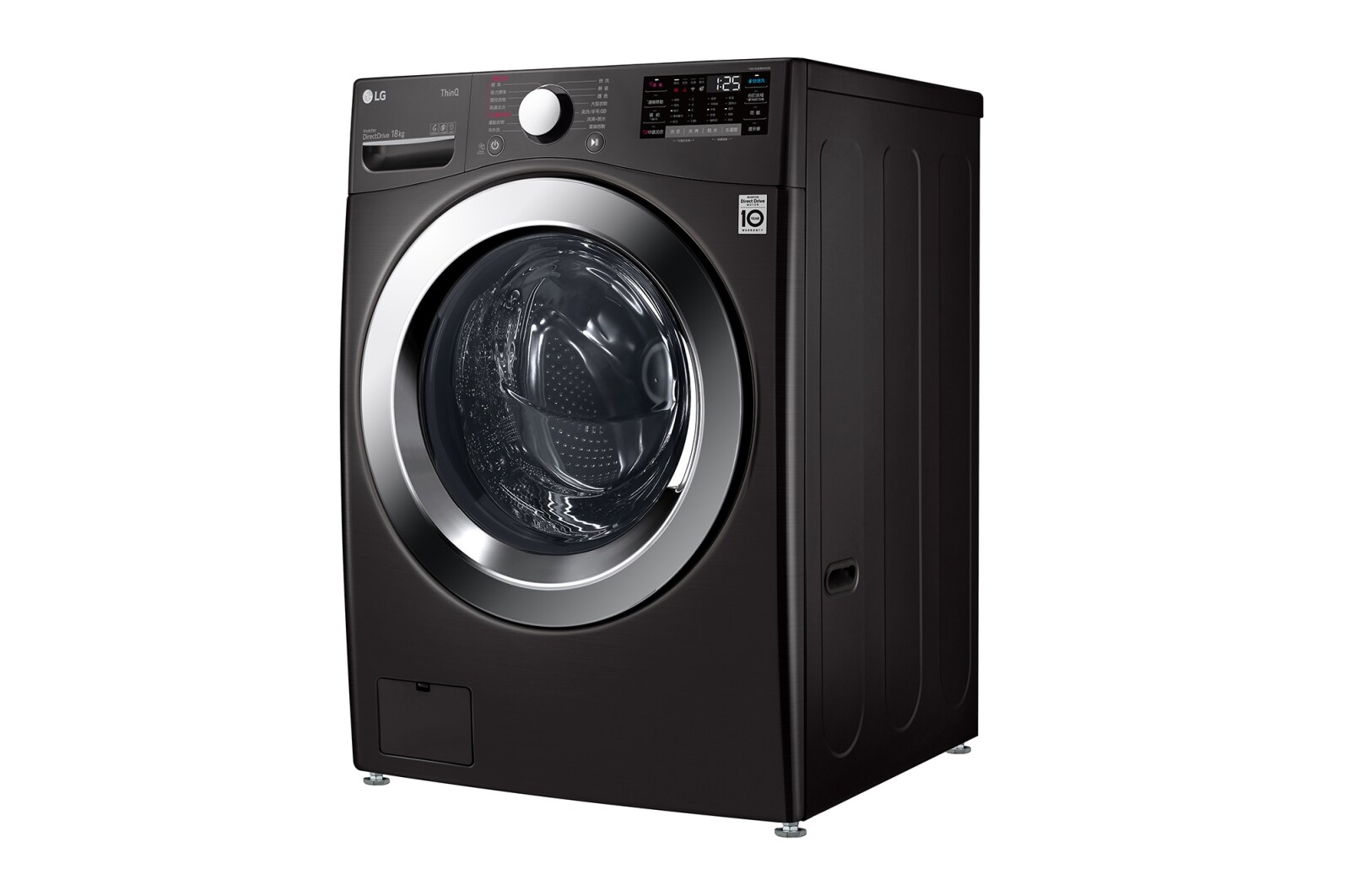 LG 18公斤滾筒洗衣機｜尊爵黑｜蒸洗脫, WD-S18VZB