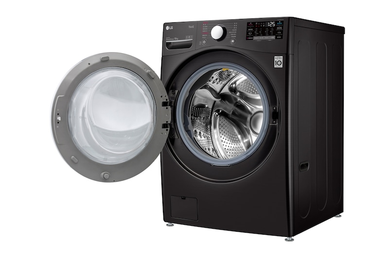 LG 18公斤滾筒洗衣機|尊爵黑|蒸洗脫, WD-S18VZB