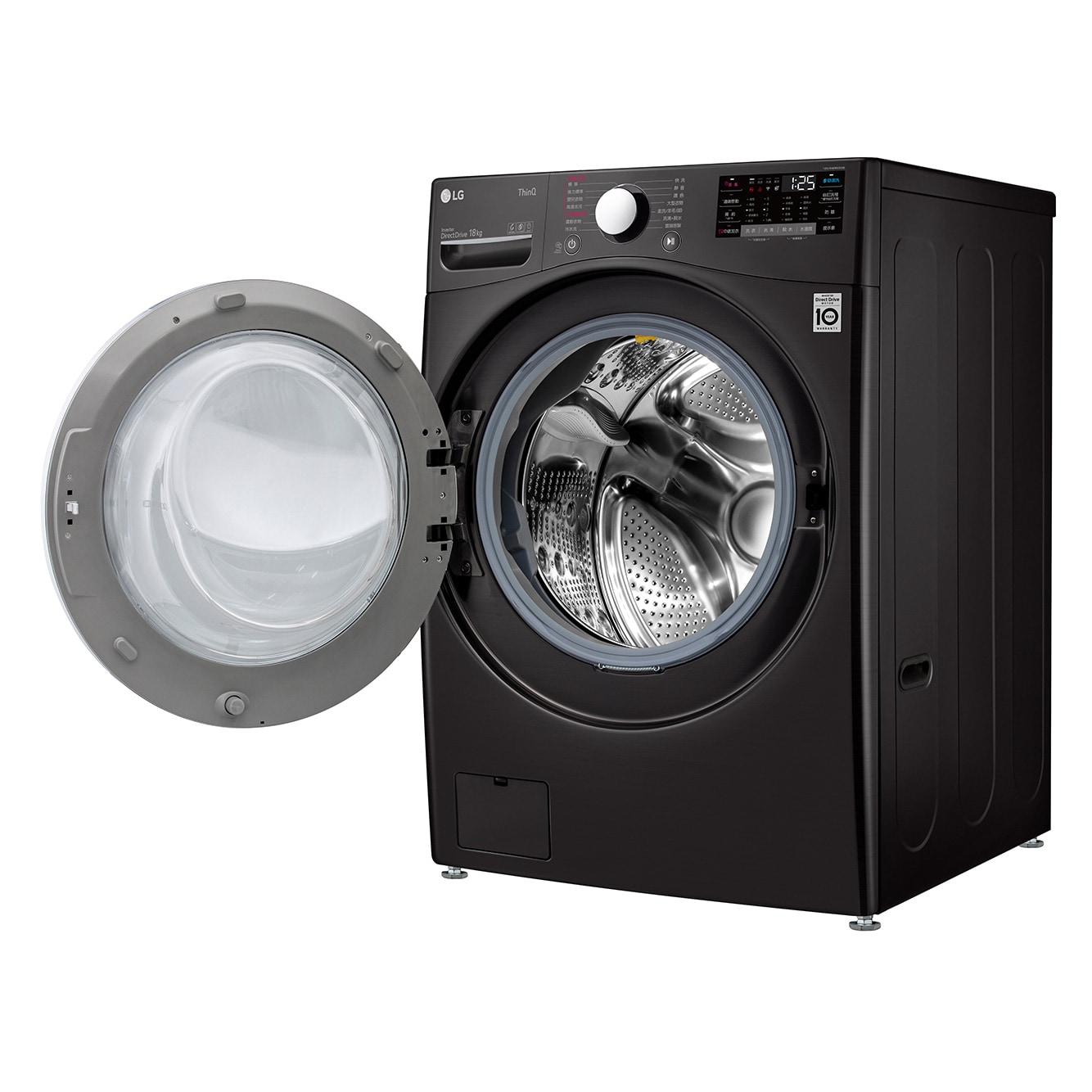 LG 18公斤滾筒洗衣機｜尊爵黑｜蒸洗脫, WD-S18VZB