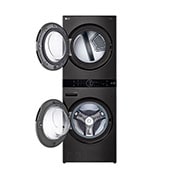 LG 洗19公斤+乾16公斤 WashTower AI 智控洗乾衣機｜尊爵黑, WD-S1916B
