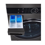LG 洗19公斤+乾16公斤 WashTower AI 智控洗乾衣機｜尊爵黑, WD-S1916B