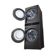 LG 洗19公斤+乾16公斤 WashTower AI 智控洗乾衣機｜尊爵黑, WD-S1916B