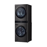 LG 洗19公斤+乾16公斤 WashTower AI 智控洗乾衣機｜尊爵黑, WD-S1916B