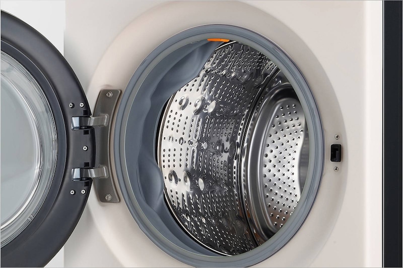 LG 洗19公斤+乾16公斤 Objet Collection WashTower™ AI 智控洗乾衣機｜熱泵除濕｜自然綠+雪霧白, WD-S1916JGB