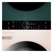 LG 洗19公斤+乾16公斤 Objet Collection WashTower™ AI 智控洗乾衣機｜自然綠+雪霧白, WD-S1916JGB