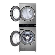 LG 洗19公斤+乾16公斤 WashTower AI 智控洗乾衣機｜星辰銀 (特定通路販售), WD-S1916VM