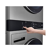 LG 洗19公斤+乾16公斤 WashTower AI 智控洗乾衣機｜星辰銀 (特定通路販售), WD-S1916VM