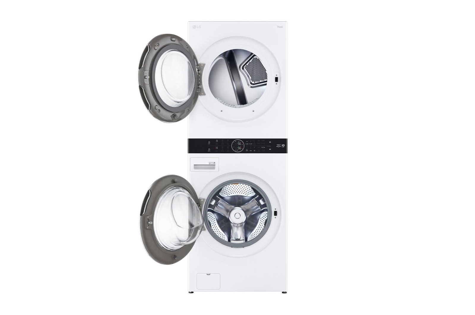 LG 洗19公斤+乾16公斤 WashTower AI 智控洗乾衣機｜冰瓷白, WD-S1916W