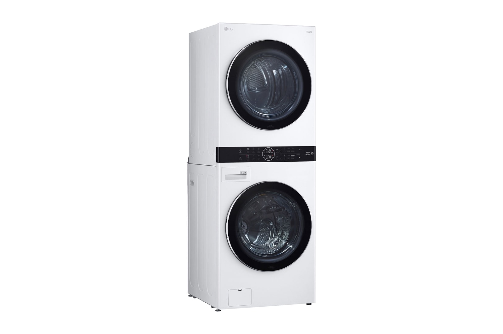 LG 洗19公斤+乾16公斤 WashTower AI 智控洗乾衣機｜冰瓷白, WD-S1916W