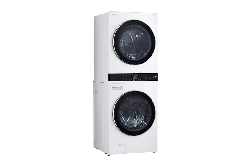 LG 洗19公斤+乾16公斤 WashTower™ AI 智控洗乾衣機｜熱泵除濕｜冰瓷白, WD-S1916W