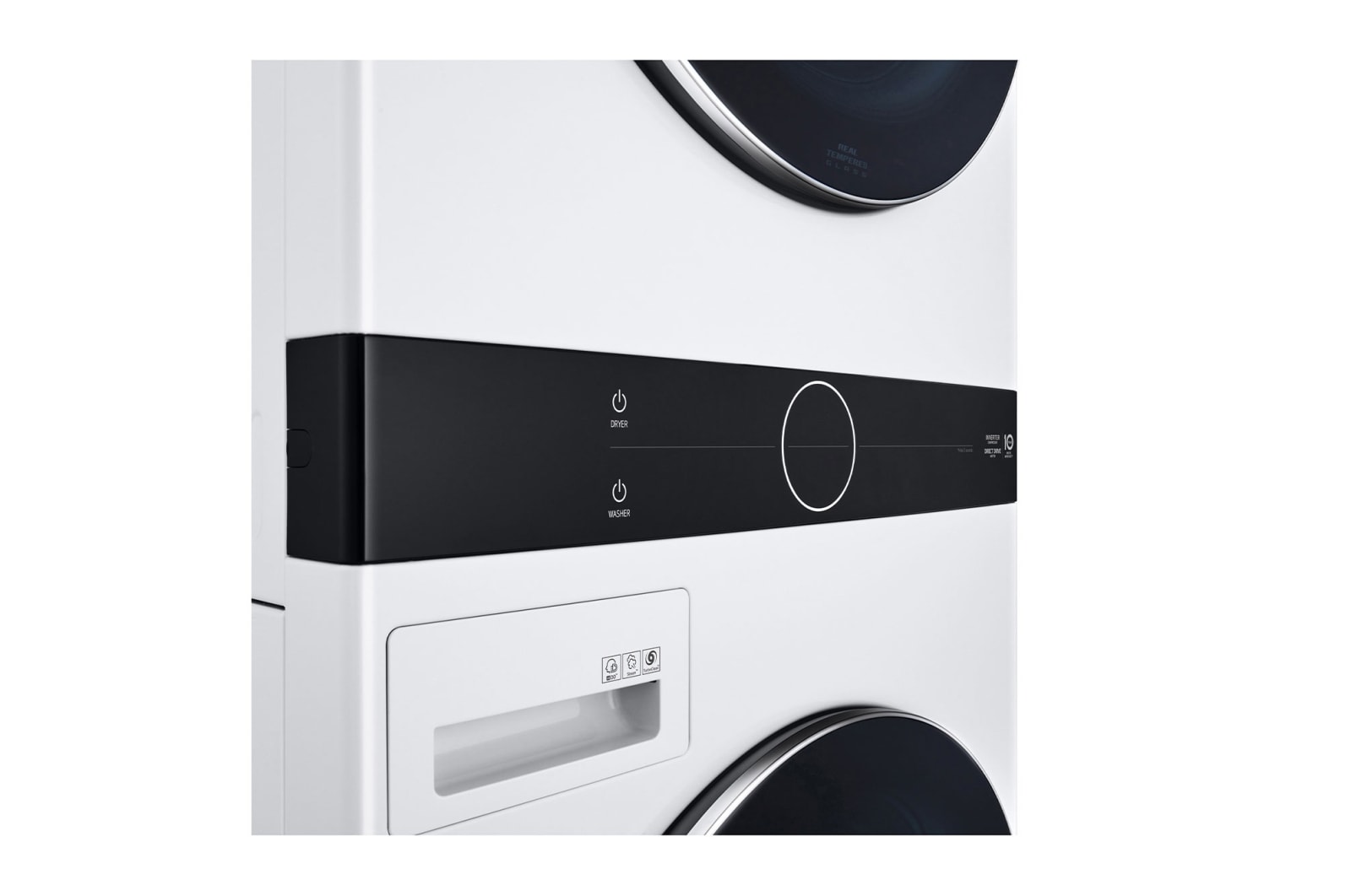 LG 洗19公斤+乾16公斤 WashTower AI 智控洗乾衣機｜冰瓷白, WD-S1916W