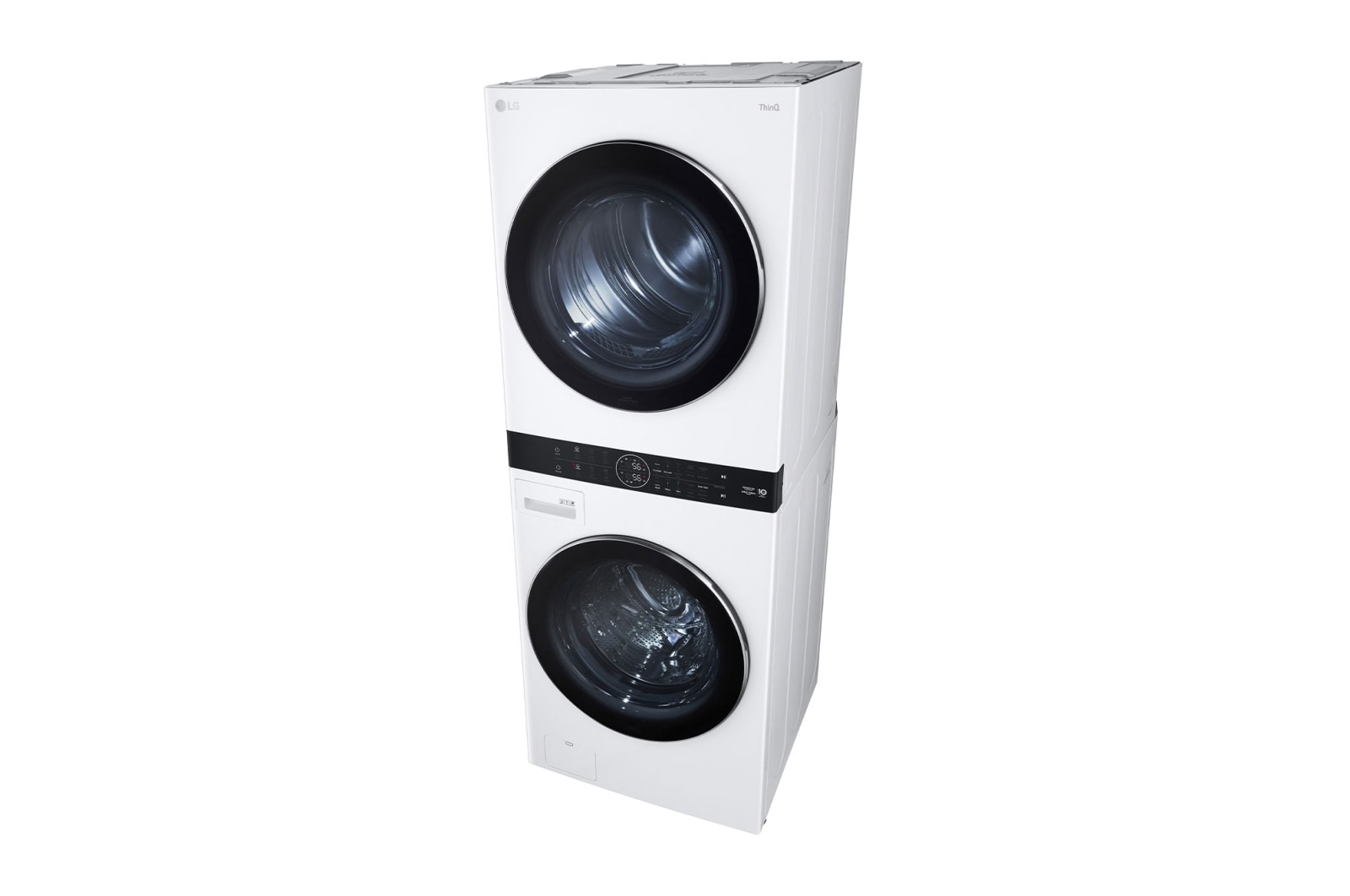 LG 洗19公斤+乾16公斤 WashTower AI 智控洗乾衣機｜冰瓷白, WD-S1916W