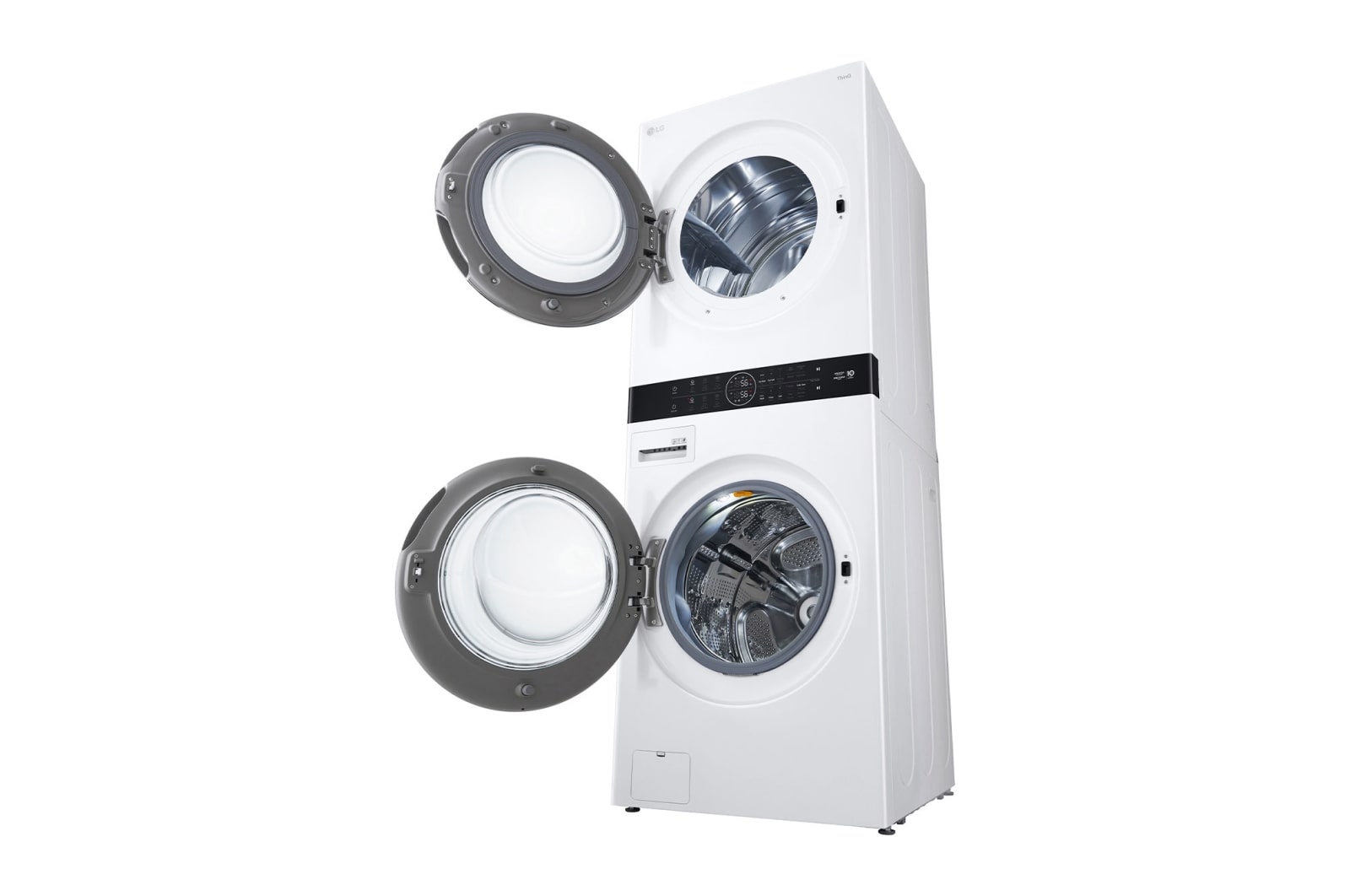 LG 洗19公斤+乾16公斤 WashTower AI 智控洗乾衣機｜冰瓷白, WD-S1916W