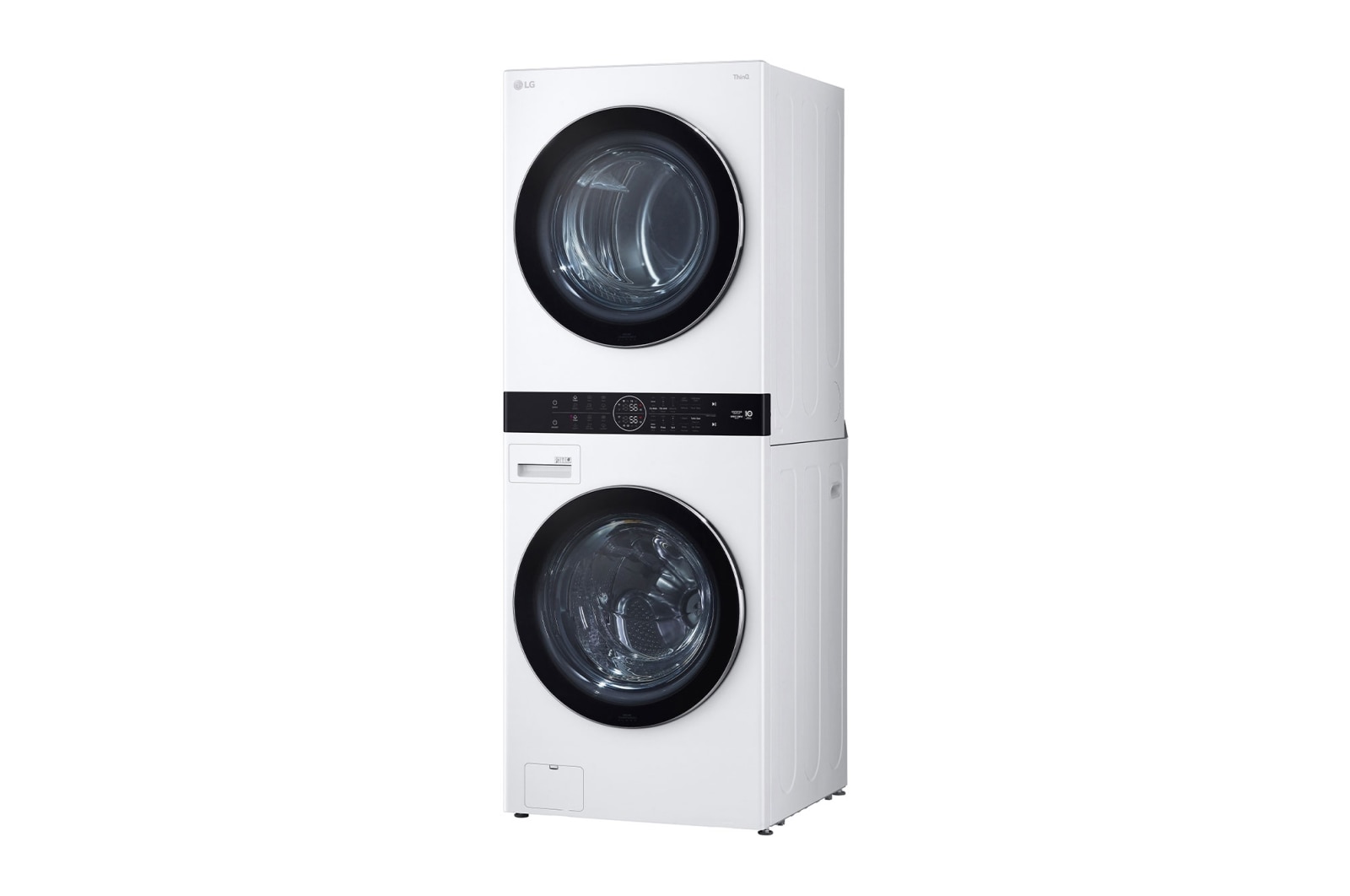 LG 洗19公斤+乾16公斤 WashTower AI 智控洗乾衣機｜冰瓷白, WD-S1916W