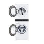 LG 洗19公斤+乾16公斤 WashTower AI 智控洗乾衣機｜冰瓷白, WD-S1916W
