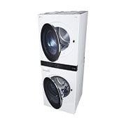 LG 洗19公斤+乾16公斤 WashTower AI 智控洗乾衣機｜冰瓷白, WD-S1916W