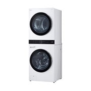 LG 洗19公斤+乾16公斤 WashTower AI 智控洗乾衣機｜冰瓷白, WD-S1916W