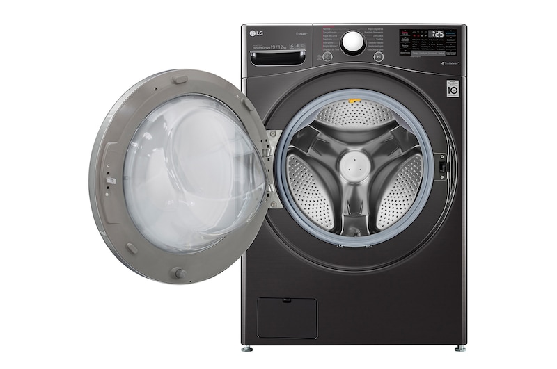 LG 蒸氣滾筒洗衣機 (蒸洗脫烘)|洗衣19公斤+烘衣12公斤, WD-S19VBS