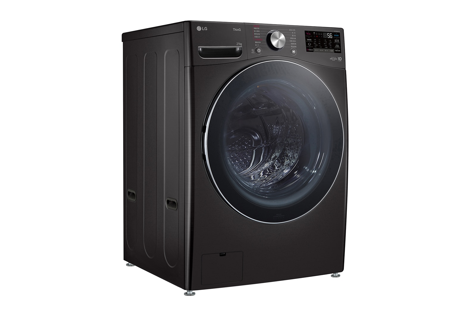 LG 21公斤滾筒洗衣機｜尊爵黑｜蒸洗脫 (特定通路販售), WD-S21VB