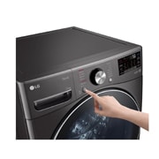 LG 21公斤滾筒洗衣機｜尊爵黑｜蒸洗脫 (特定通路販售), WD-S21VB