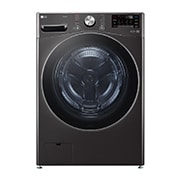 21公斤滾筒洗衣機&#xff5c;尊爵黑&#xff5c;蒸洗脫烘 (洗21&#43;烘10公斤) WD-S21VDB 正視圖