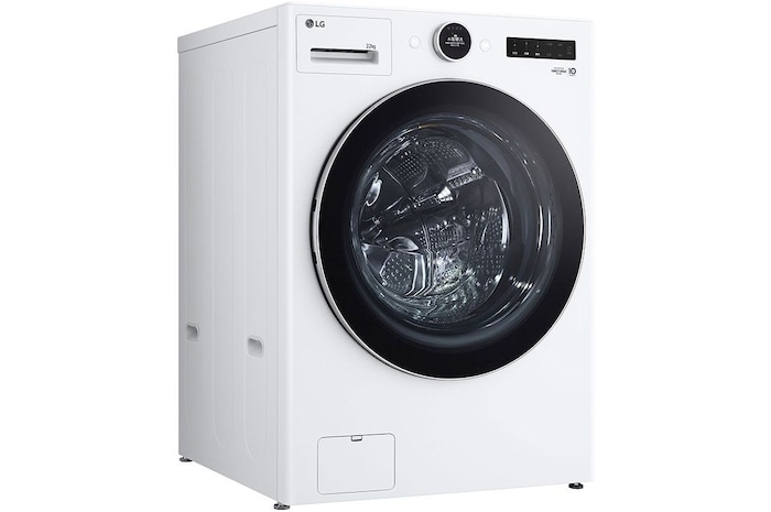 LG 22公斤滾筒洗衣機｜冰瓷白｜AI DD™ 蒸洗脫, WD-S22FW