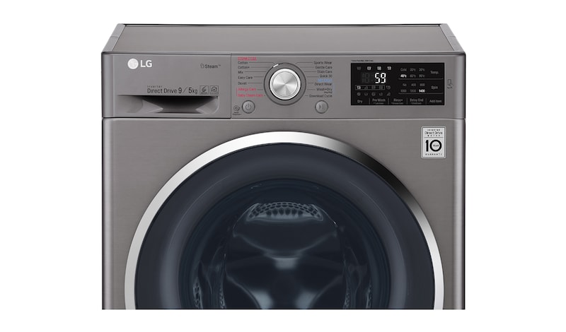 LG 6 Motion DD直驅變頻 蒸氣滾筒洗衣機 精緻銀  / 9公斤洗衣容量; 5公斤烘衣容量, WD-S90TCS