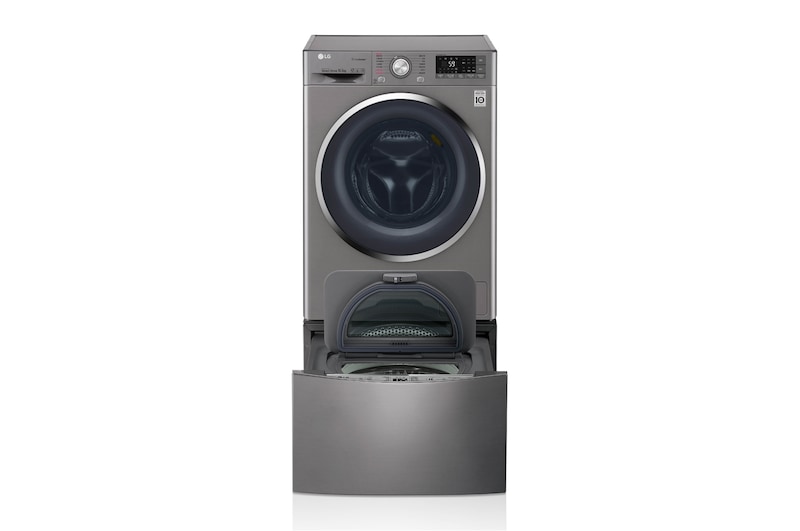LG WiFi TWINWash 雙能洗 (蒸洗脫)星辰銀/ 10.5公斤+2公斤洗衣容量, WD-TWS105CV TWINWash
