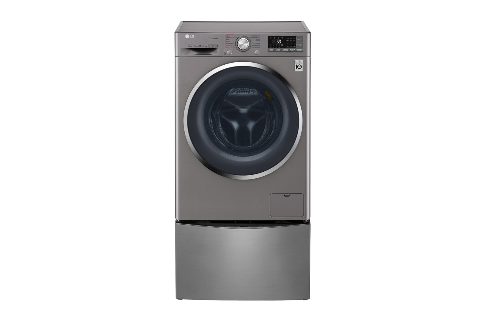 LG WiFi TWINWash 雙能洗 (蒸洗脫)星辰銀/ 10.5公斤+2公斤洗衣容量, WD-TWS105CV TWINWash