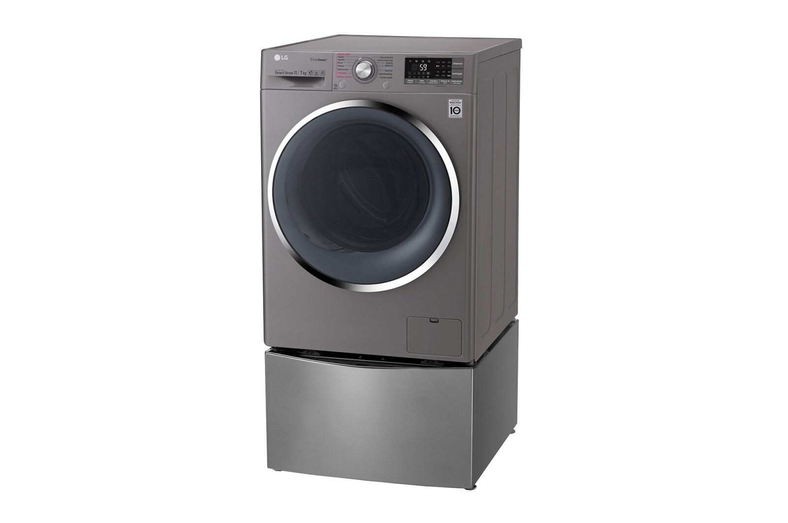 LG WiFi TWINWash 雙能洗 (蒸洗脫)星辰銀/ 10.5公斤+2公斤洗衣容量, WD-TWS105CV TWINWash
