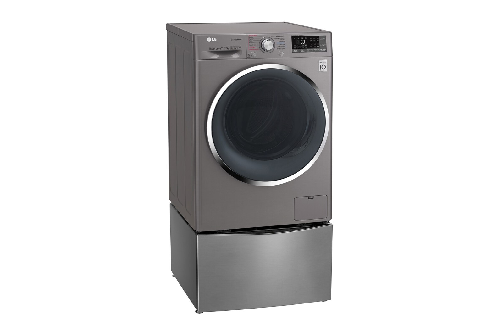 LG WiFi TWINWash 雙能洗 (蒸洗脫)星辰銀/ 10.5公斤+2公斤洗衣容量, WD-TWS105CV TWINWash