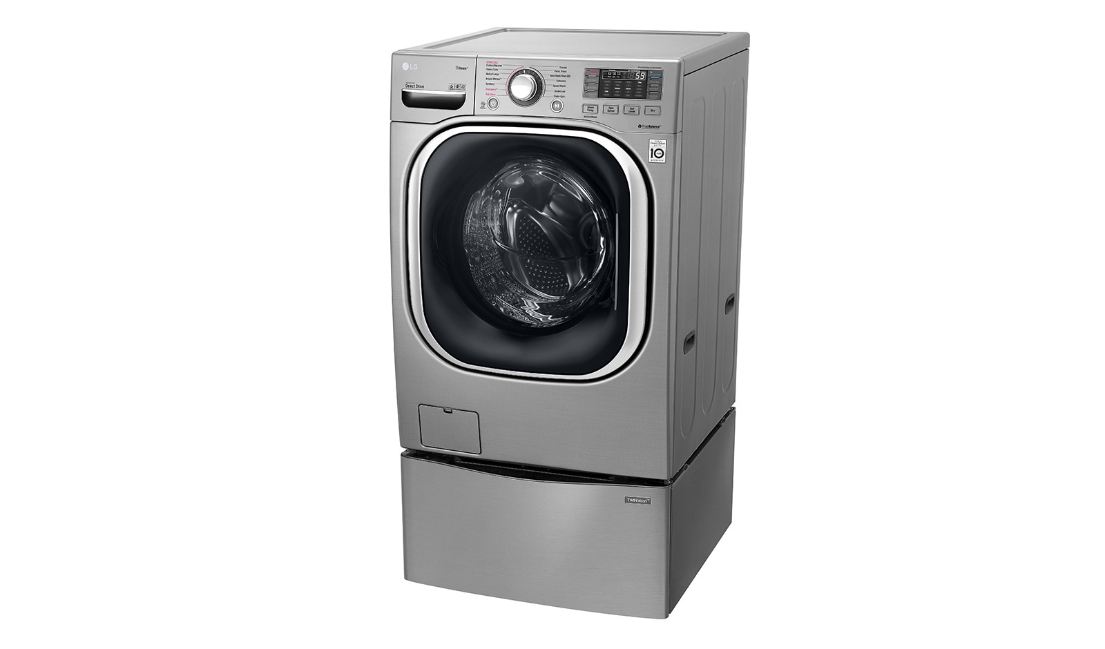 LG TWINWash 雙能洗(蒸洗脫烘) 19公斤+2.5公斤洗衣容量, WD-S19TVD TWINWash