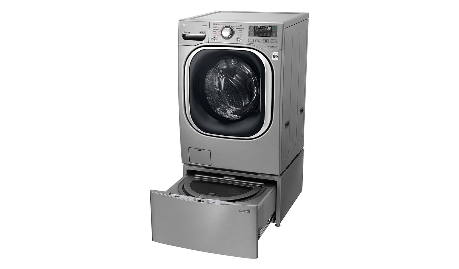 LG TWINWash 雙能洗(蒸洗脫烘) 19公斤+2.5公斤洗衣容量, WD-S19TVD TWINWash