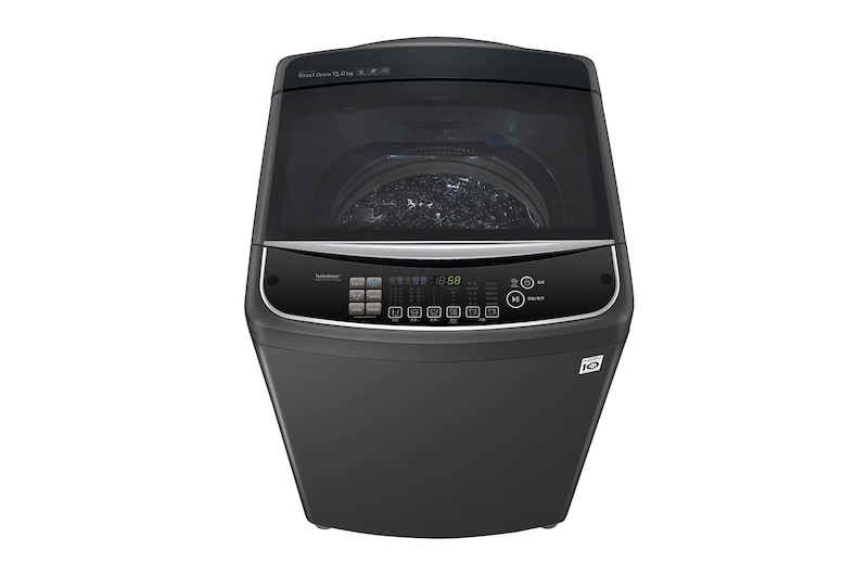 LG TurboWash3D™ 直立式直驅變頻洗衣機｜15公斤 (曜石黑), WT-D159MG