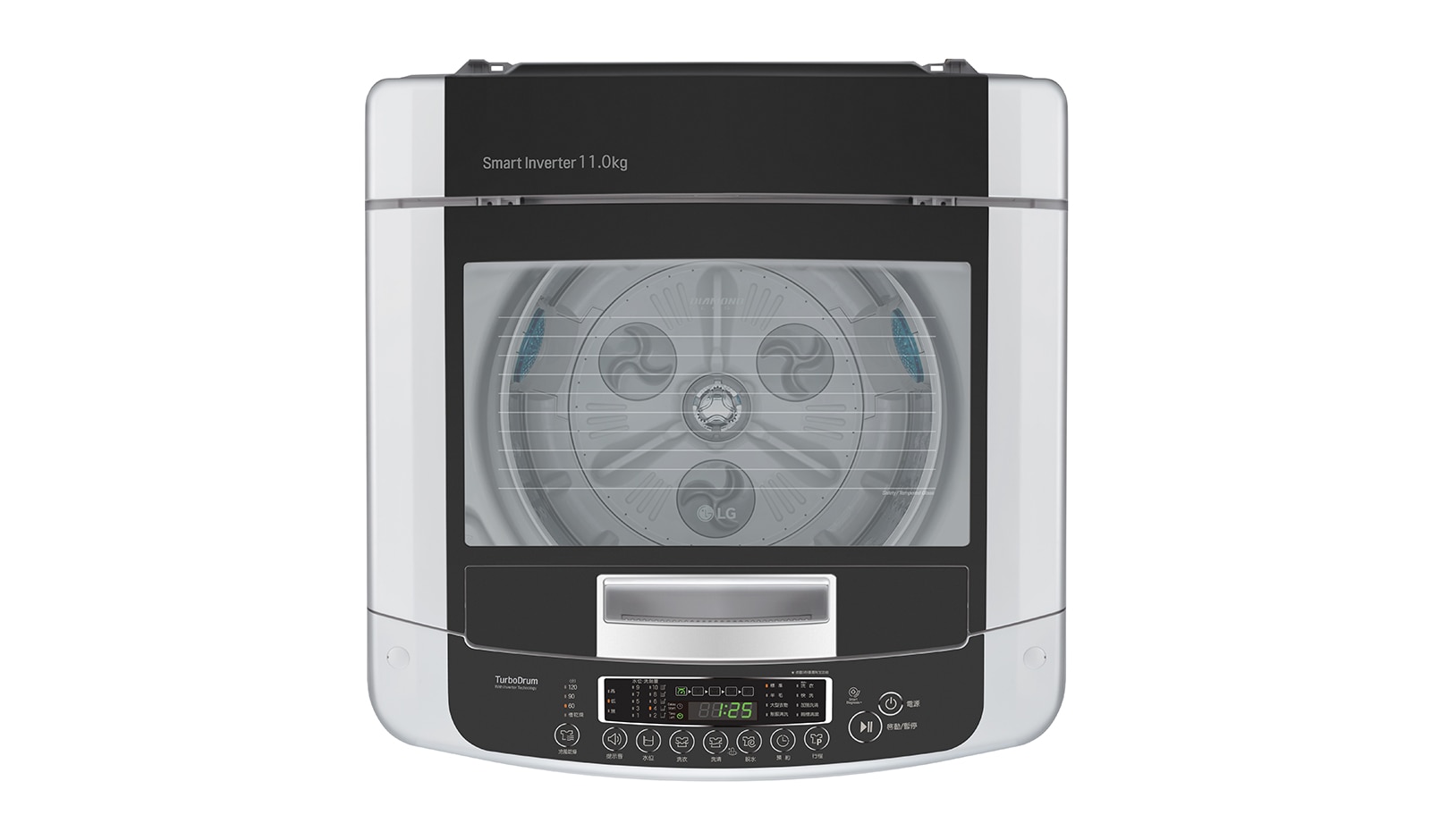 LG Smart Inverter 智慧變頻系列 典雅銀 / 11公斤, WT-ID117MG