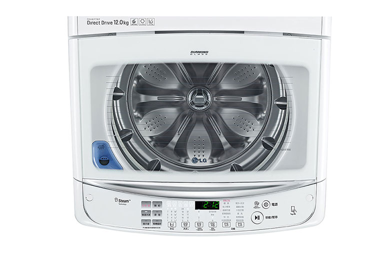 LG 6MOTION DD直立式變頻洗衣機 水漾白 / 12公斤洗衣容量 , WT-SD126HWG