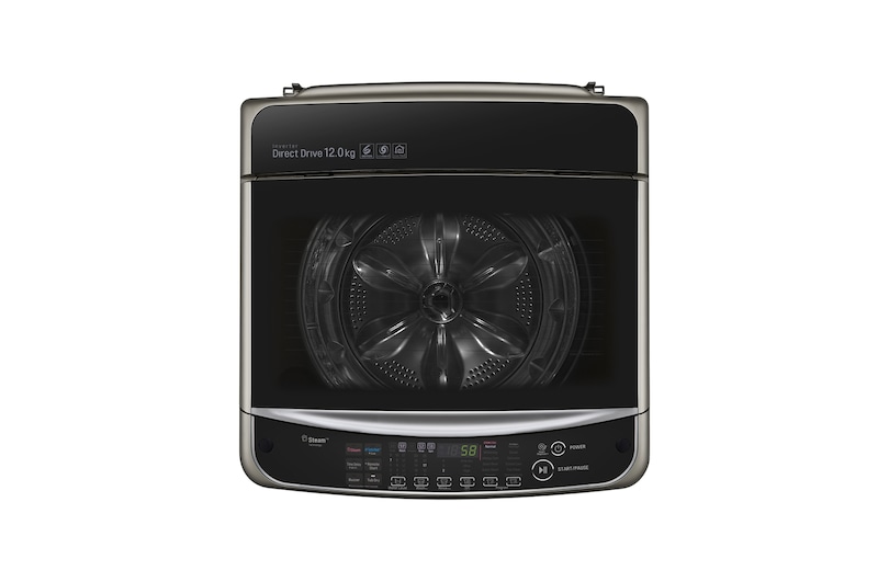 LG 12公斤直立式洗衣機｜不鏽鋼銀｜蒸氣直驅變頻｜極窄版, WT-SD129HVG