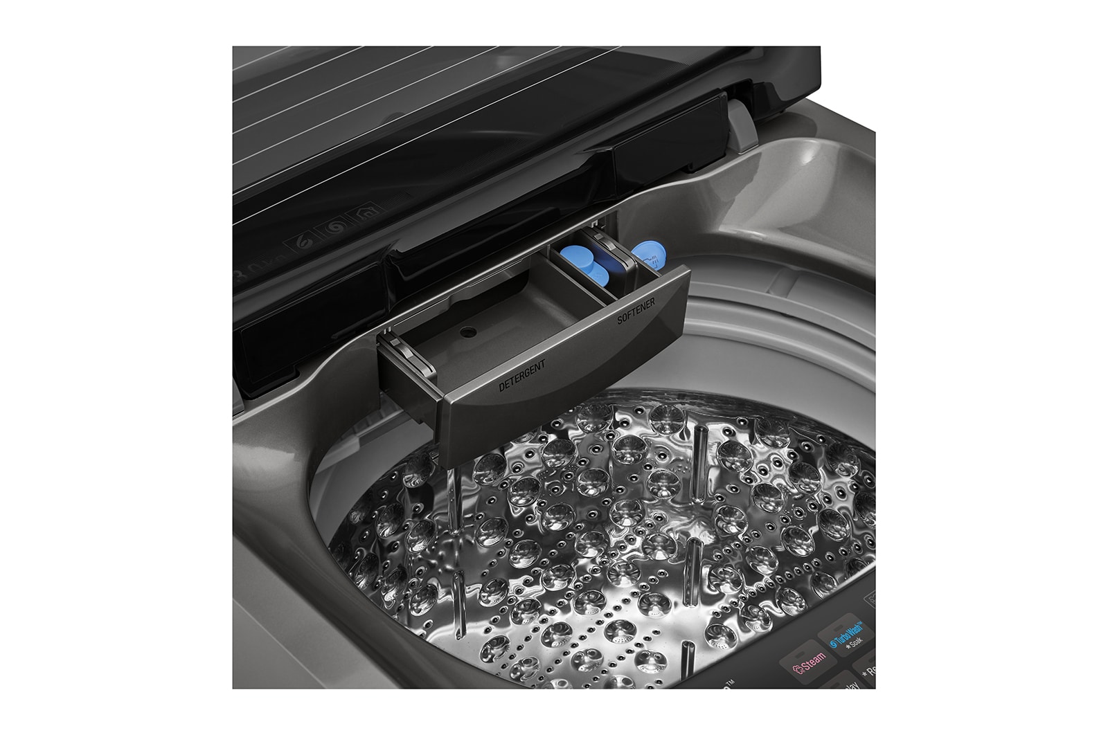 LG 13公斤直立式洗衣機｜極光黑｜蒸氣直驅變頻｜極窄版, WT-SD139HBG