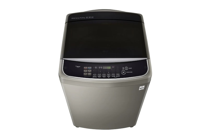 LG 15公斤直立式洗衣機｜不鏽鋼銀｜蒸氣直驅變頻, WT-SD159HVG